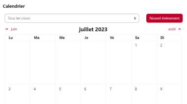 Calendrier