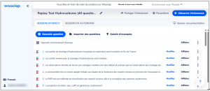 Accueil Replay Test Moodle